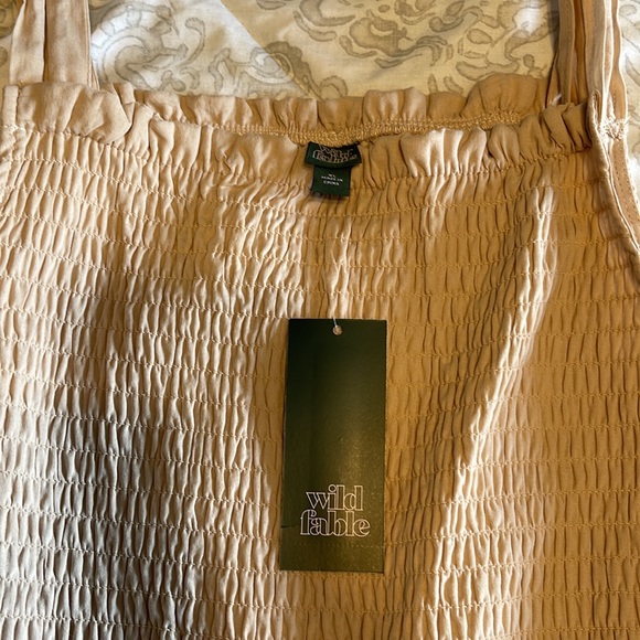 New with tags XL Wild Fable tan sundress - Picture 2 of 2